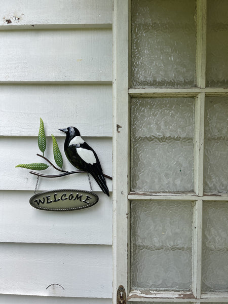 Magpie With Welcome